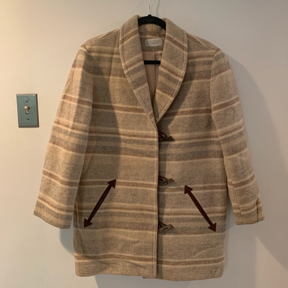 Lands End Striped Jacket